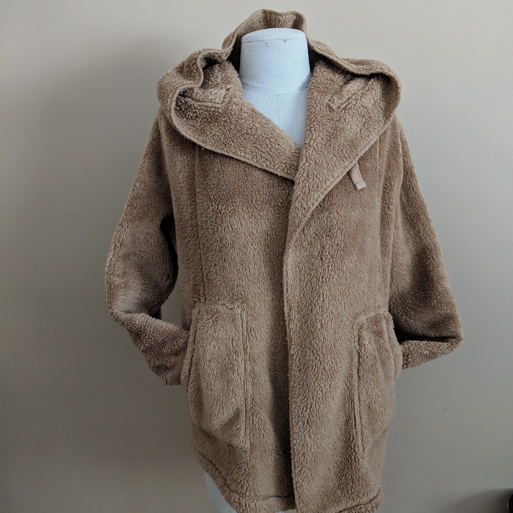 Fluffy Open Front Sweater Cardigan